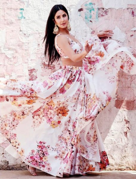Katrina Kaif floral lehenga choli