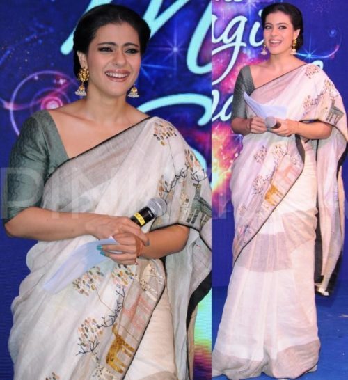 Kajol in Handloom Saree
