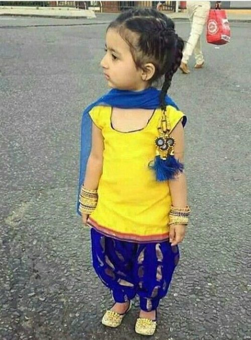 short punjabi kurta for girls