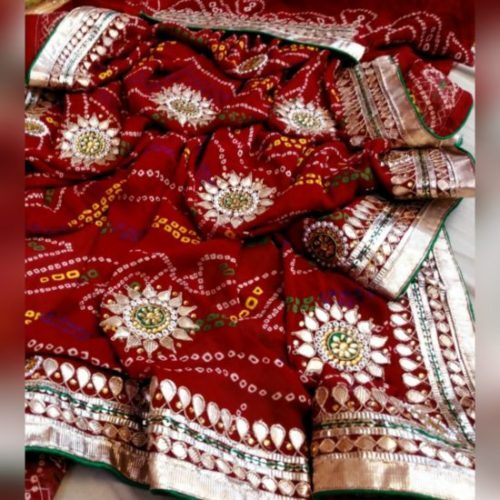 traditional bandhani for wedding