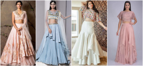 Asymmetric Lehenga