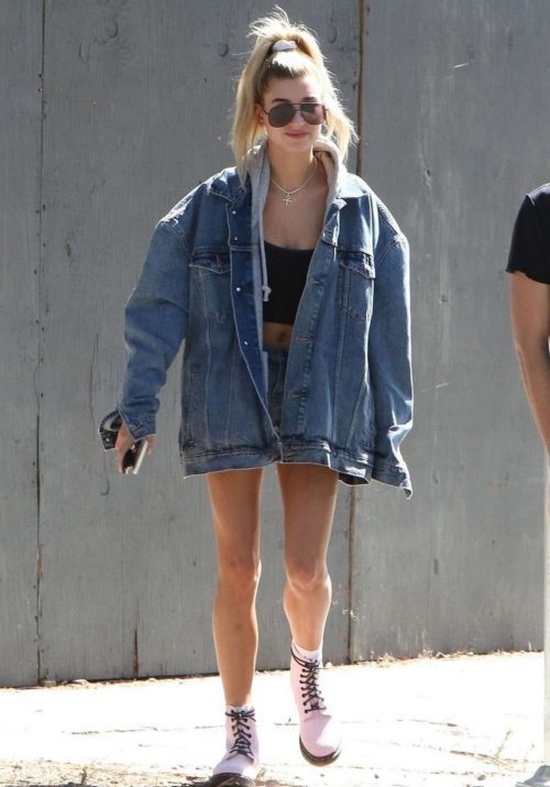 women's oversized denim jacket