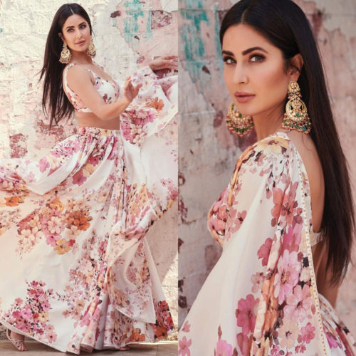 sabyasachi white floral lehenga