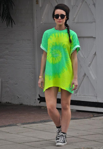 oversized t-shirt as a dress