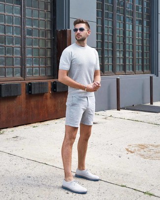 shorts and polo t-shirt solid combination for men