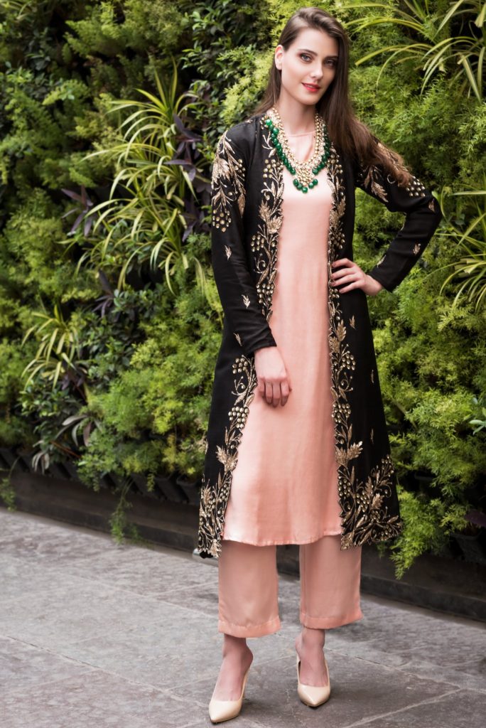long jacket style salwar suit