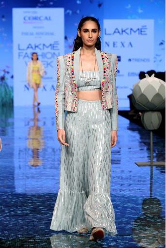 Sharara with Crop Top and Jacket, adding indian wear styles to western outfits
