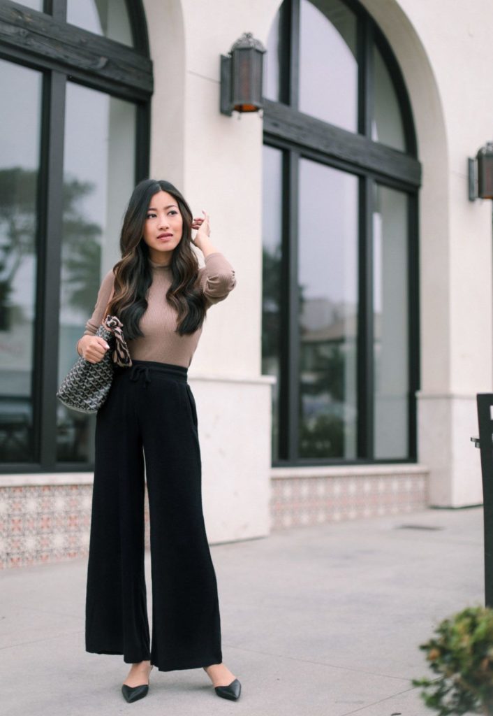 palazzo culottes with fitted top