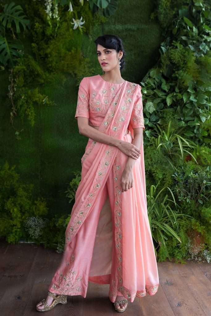 palazzo saree mix and match outfits ideas