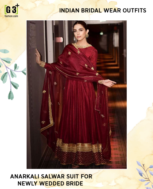bridal Anarkali dress