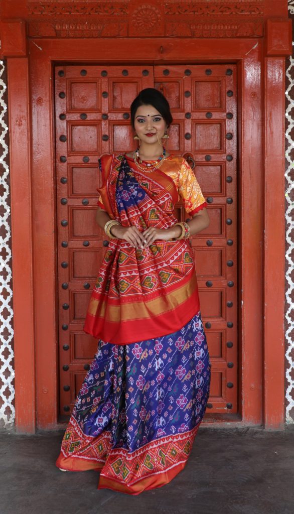 bride outfits patola saree