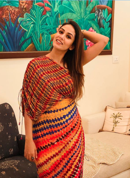 mira kapoor in draped saree