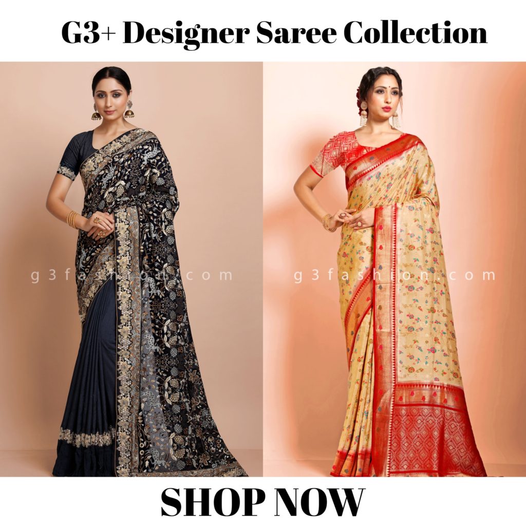 G3+ designer saree