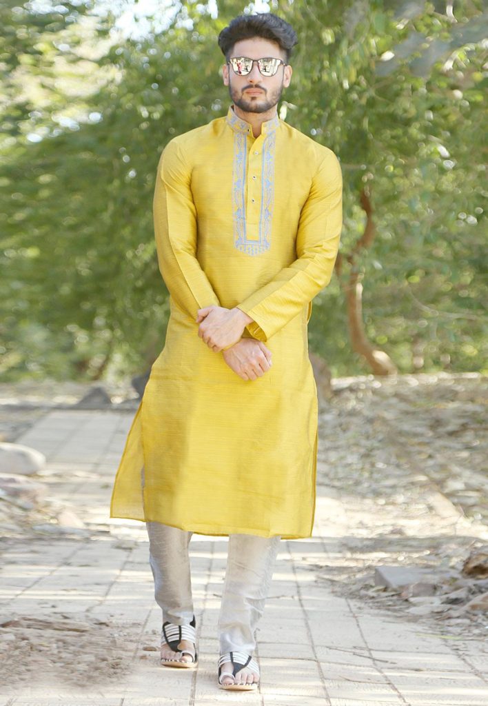 Wedding Wear for Mens Haldi Function