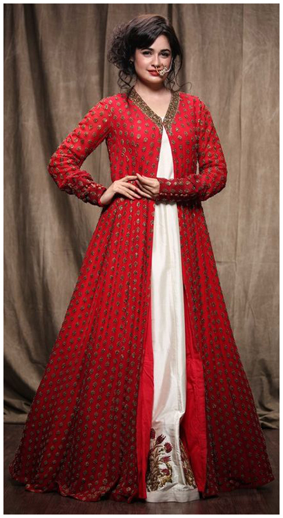 jacket style salwar suit