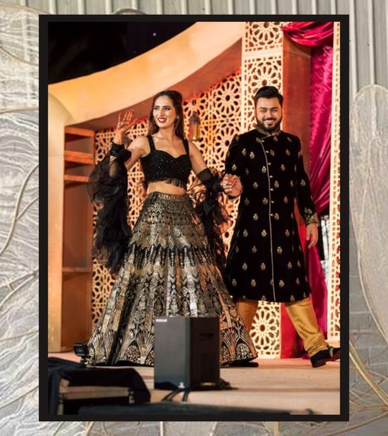 Indowestern sherwani for Men's Sangeet wedding wear