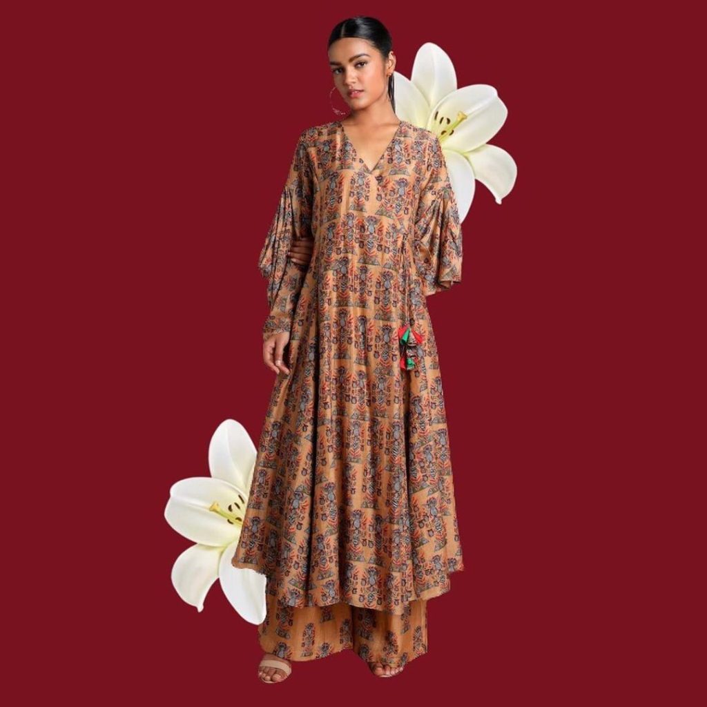 angrakha salwar suit from masaba couture