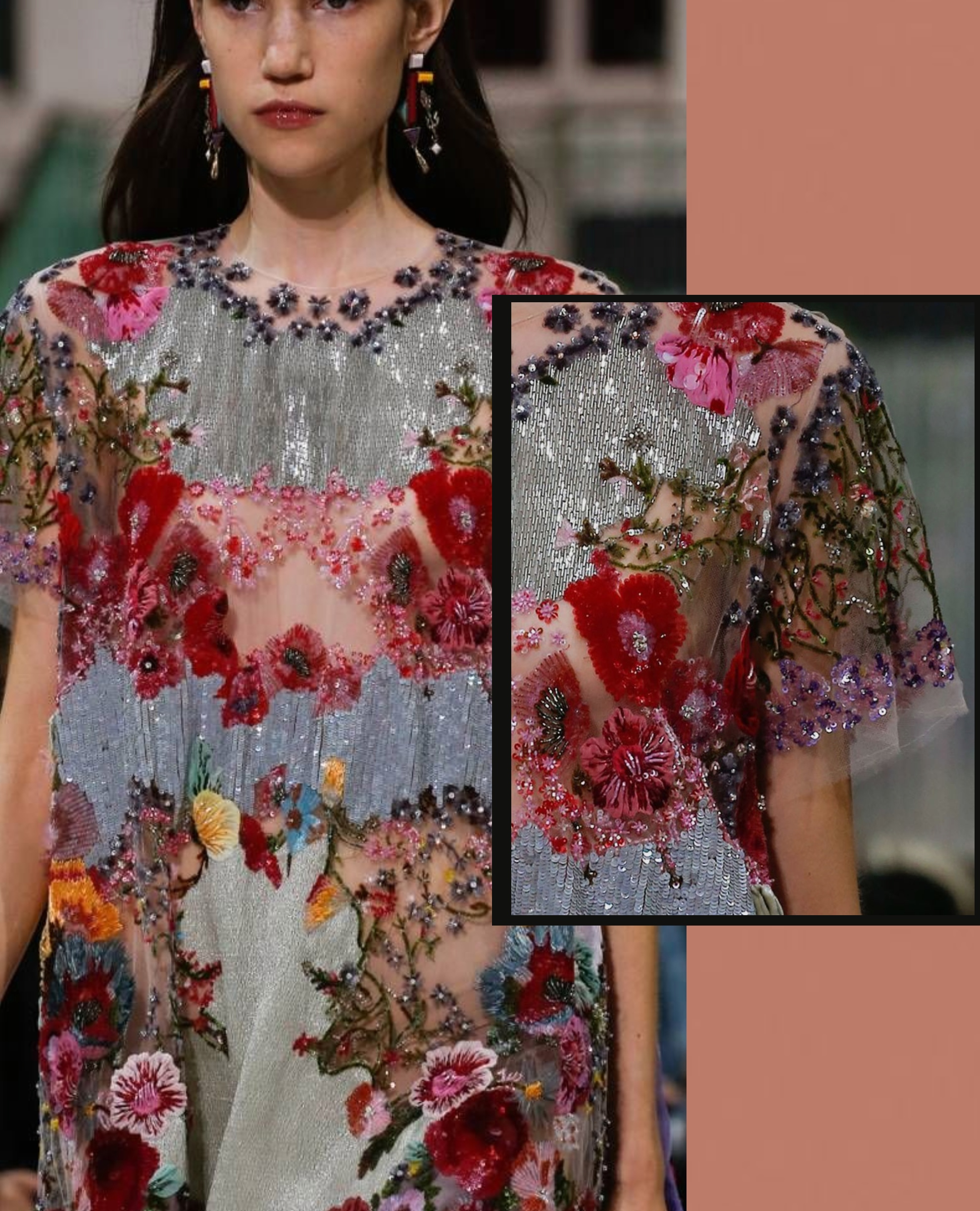 Latest embellished outfit