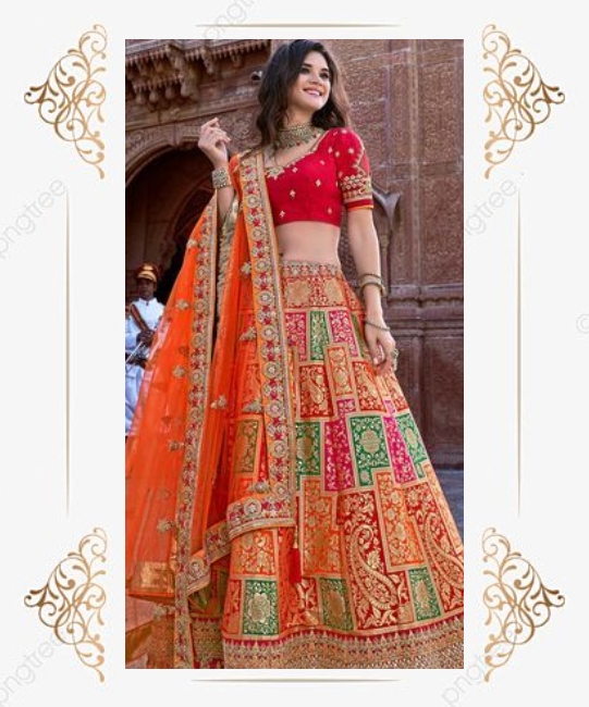 multi color lehengas choli 