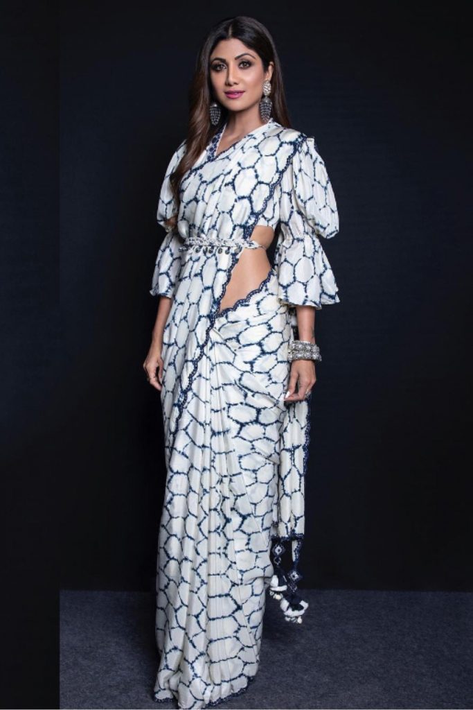 shilpa shetty saree style bollywood actress saree style