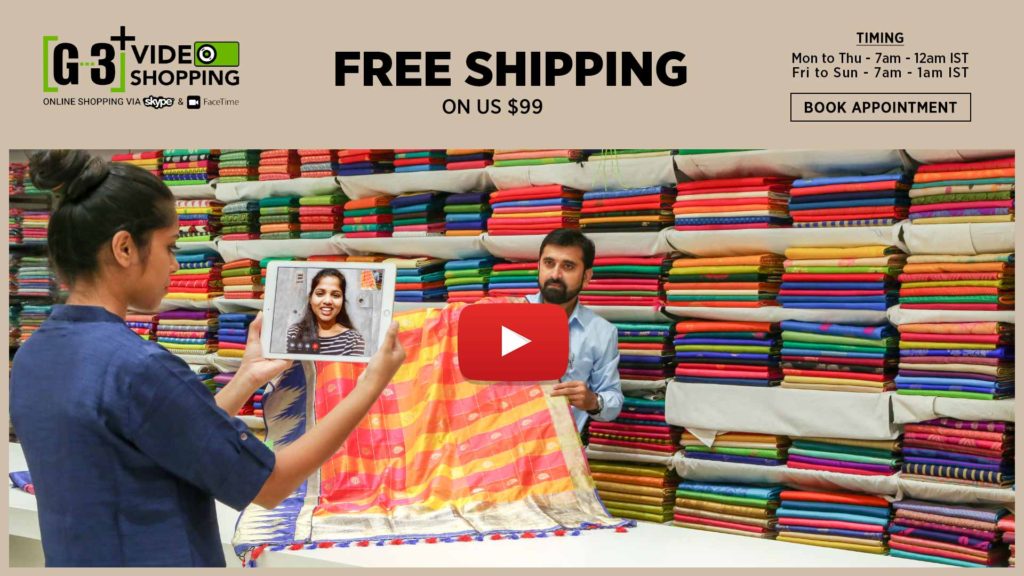 kanjivaram saree video shopping