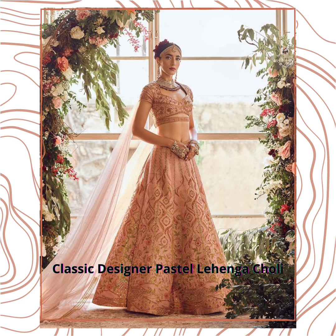 Designer Pastel Lehenga Choli