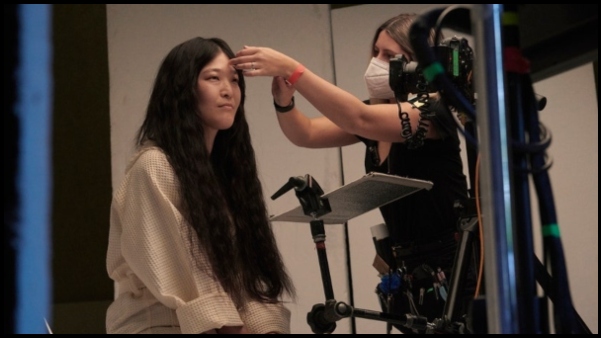 Model Make-over during fashion week 