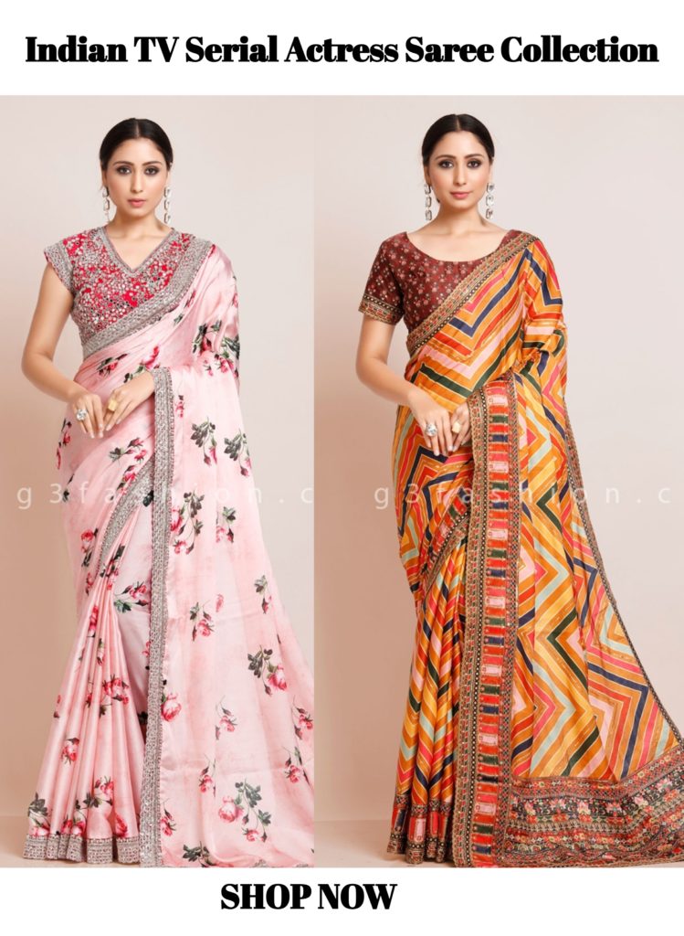 G3+ Celebrity Saree Design tv serial actress saree online shopping 2021