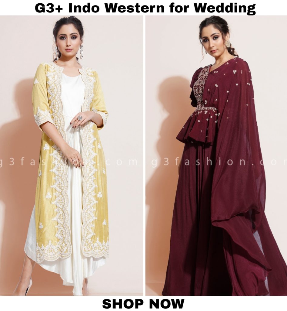 G3+ Indo Western Outfit For Wedding indo western for girls online