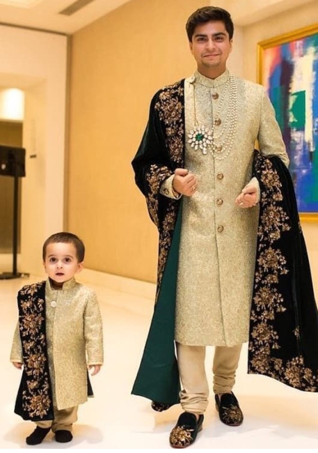 father and son concept outfit