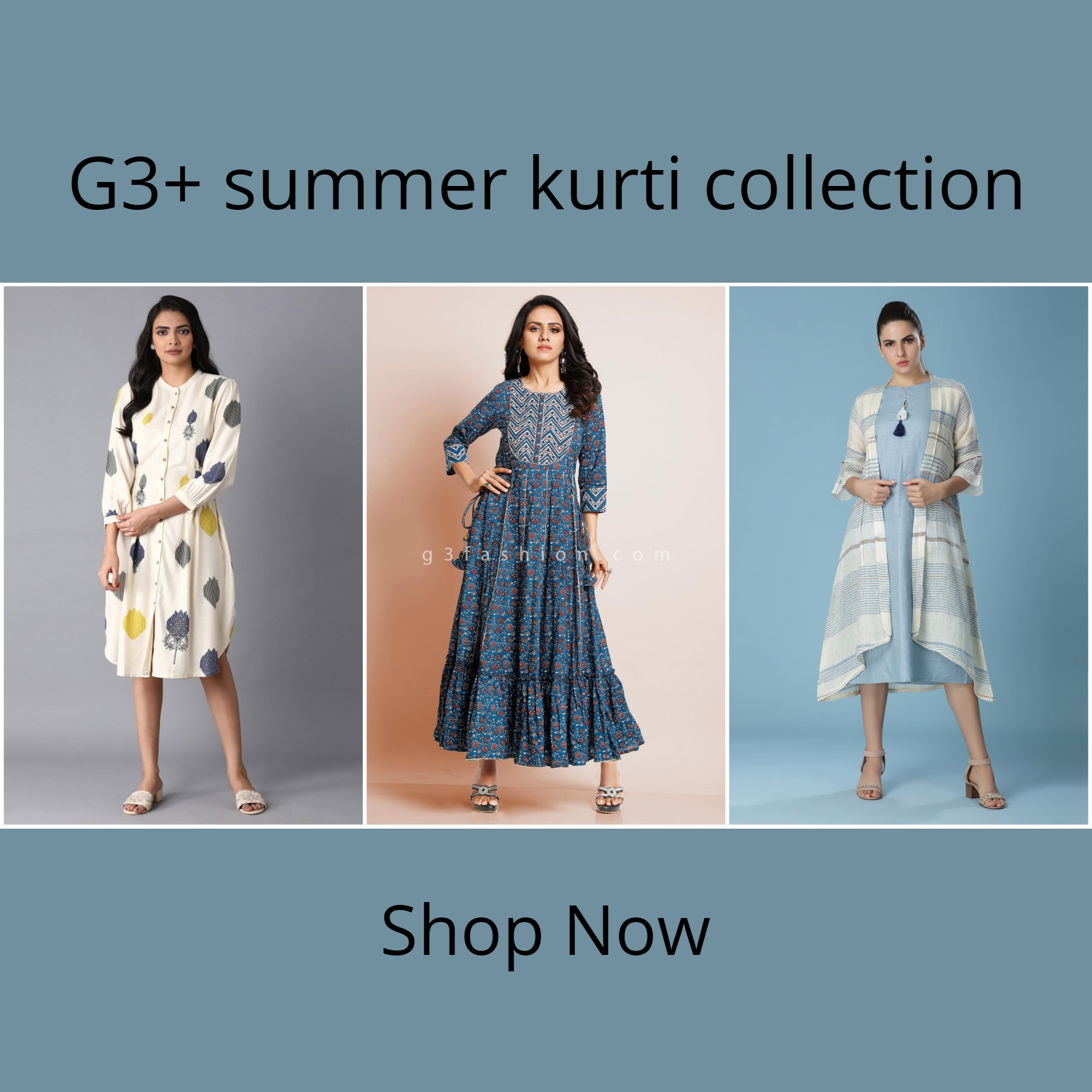 G3+ kurti collection