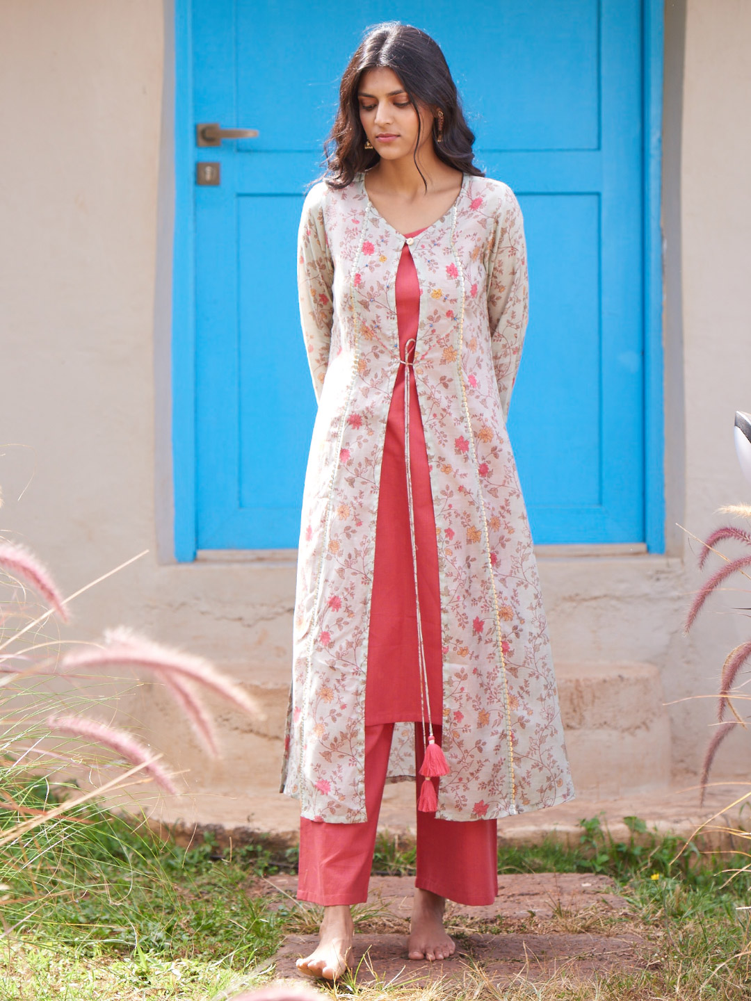 trendy floral salwar suit