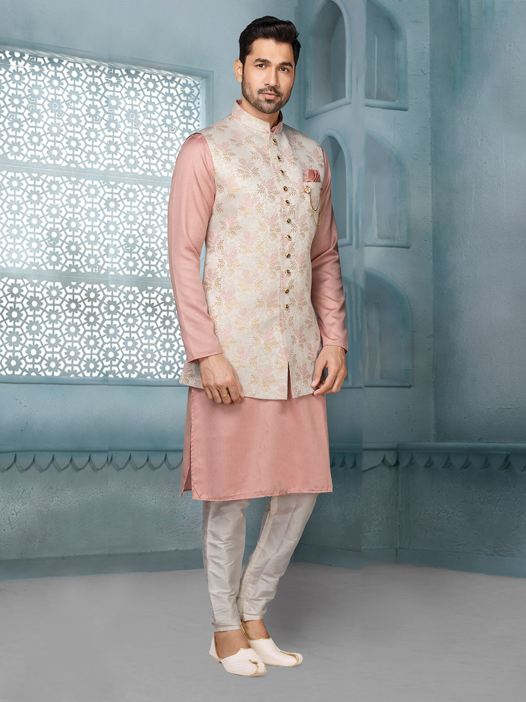 waistcoat set for men's wedding outfit