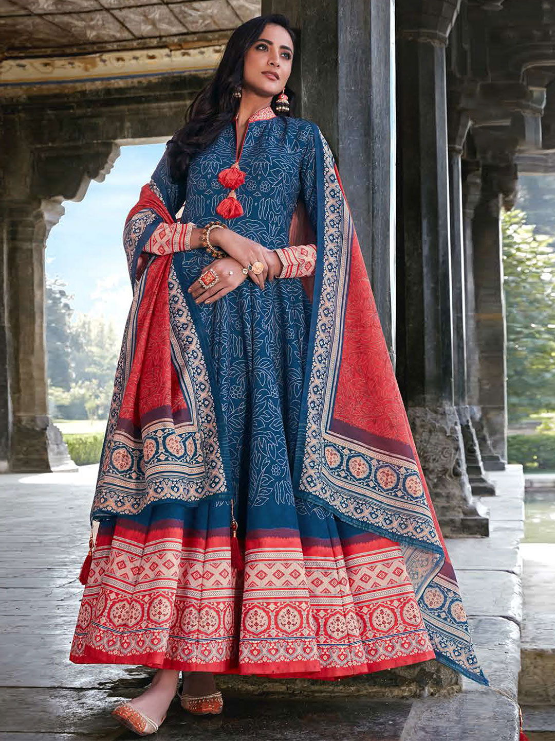 anarkali dresses for wedding guest