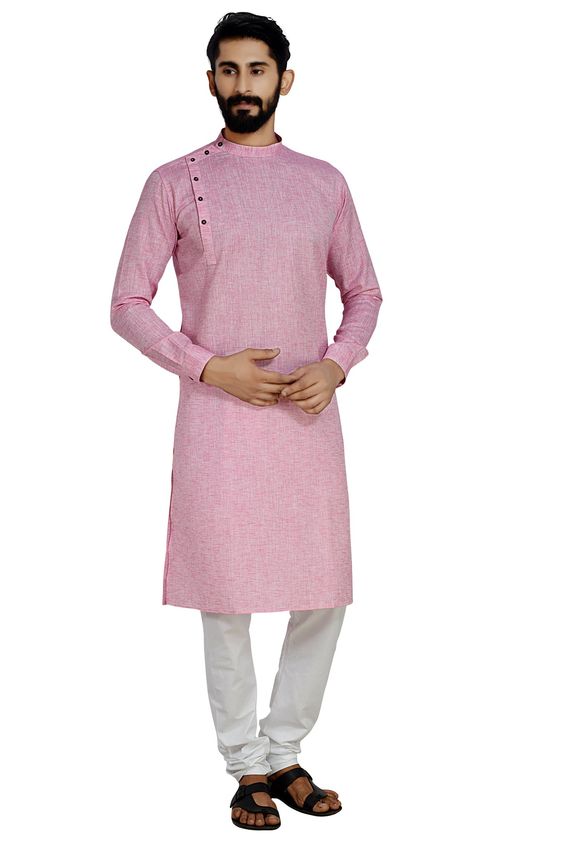 kurta set with side placket