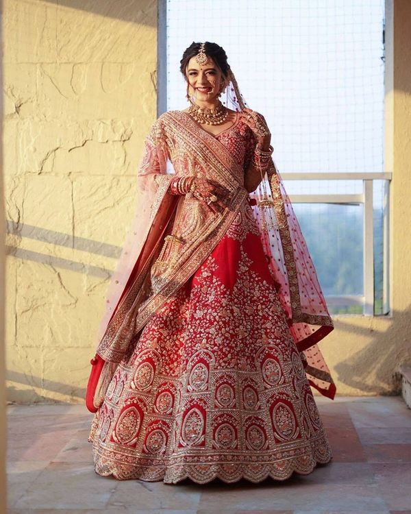 top dupatta style bridal