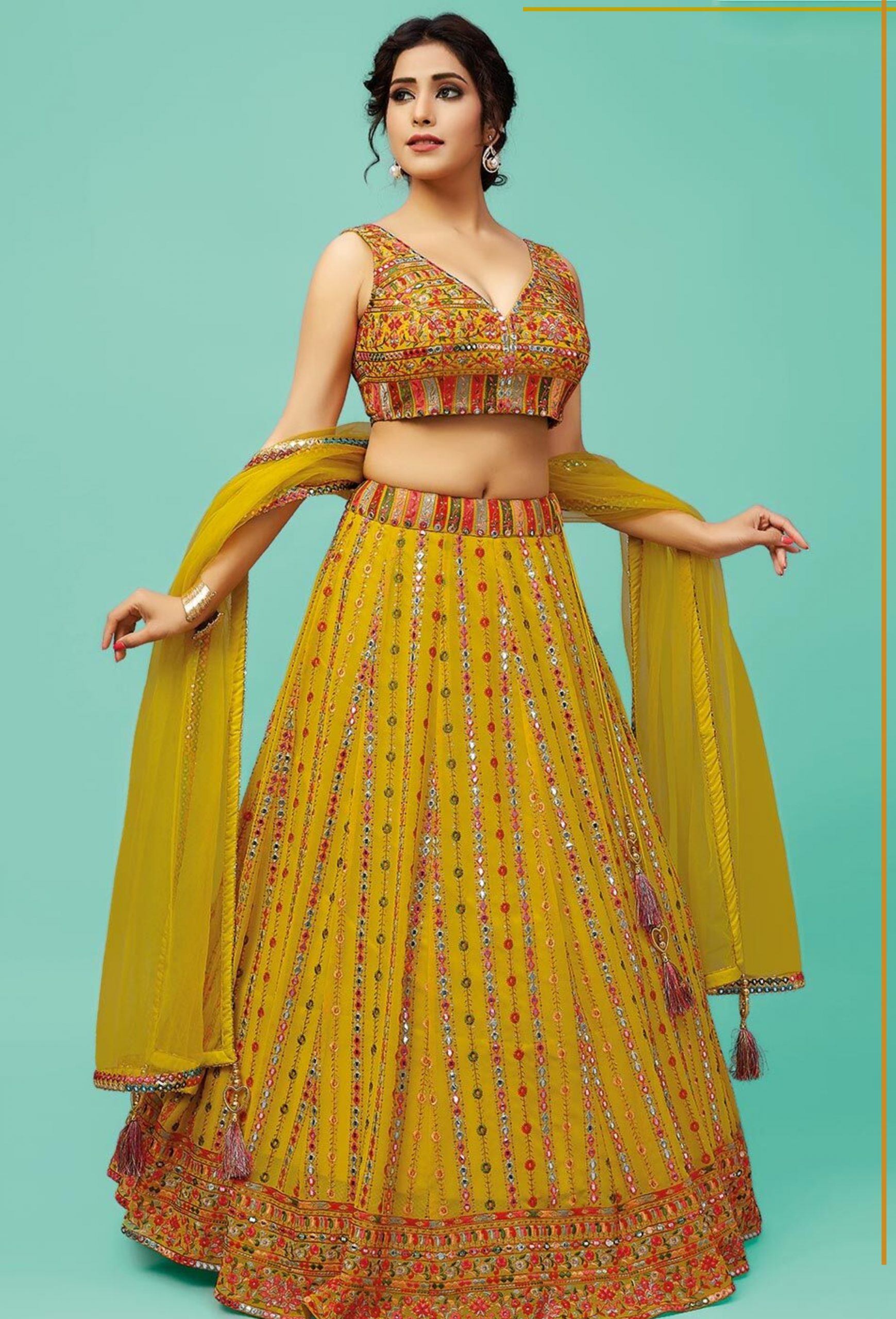 indian bridesmaid lehenga