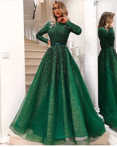 green gown