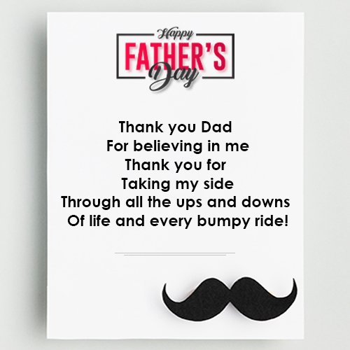 inspirational poem for father