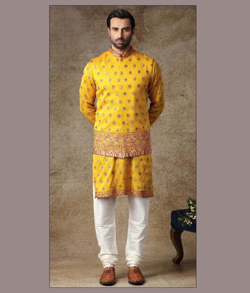 Yellow Waistcoat for Men