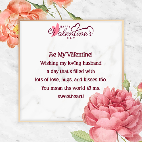valentine day wishes for husband