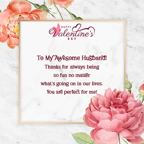 wish your husband for valentines