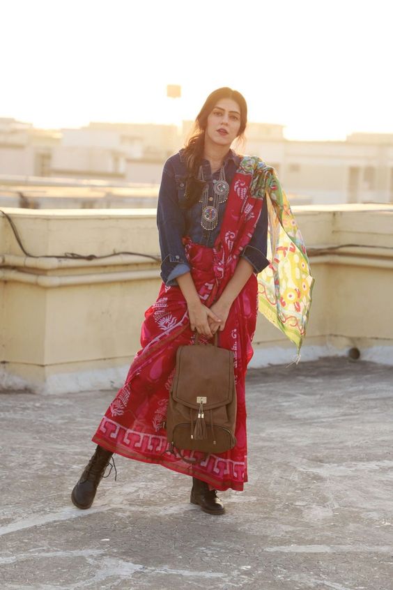 boho saree