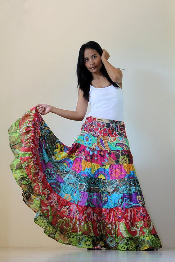 boho skirt