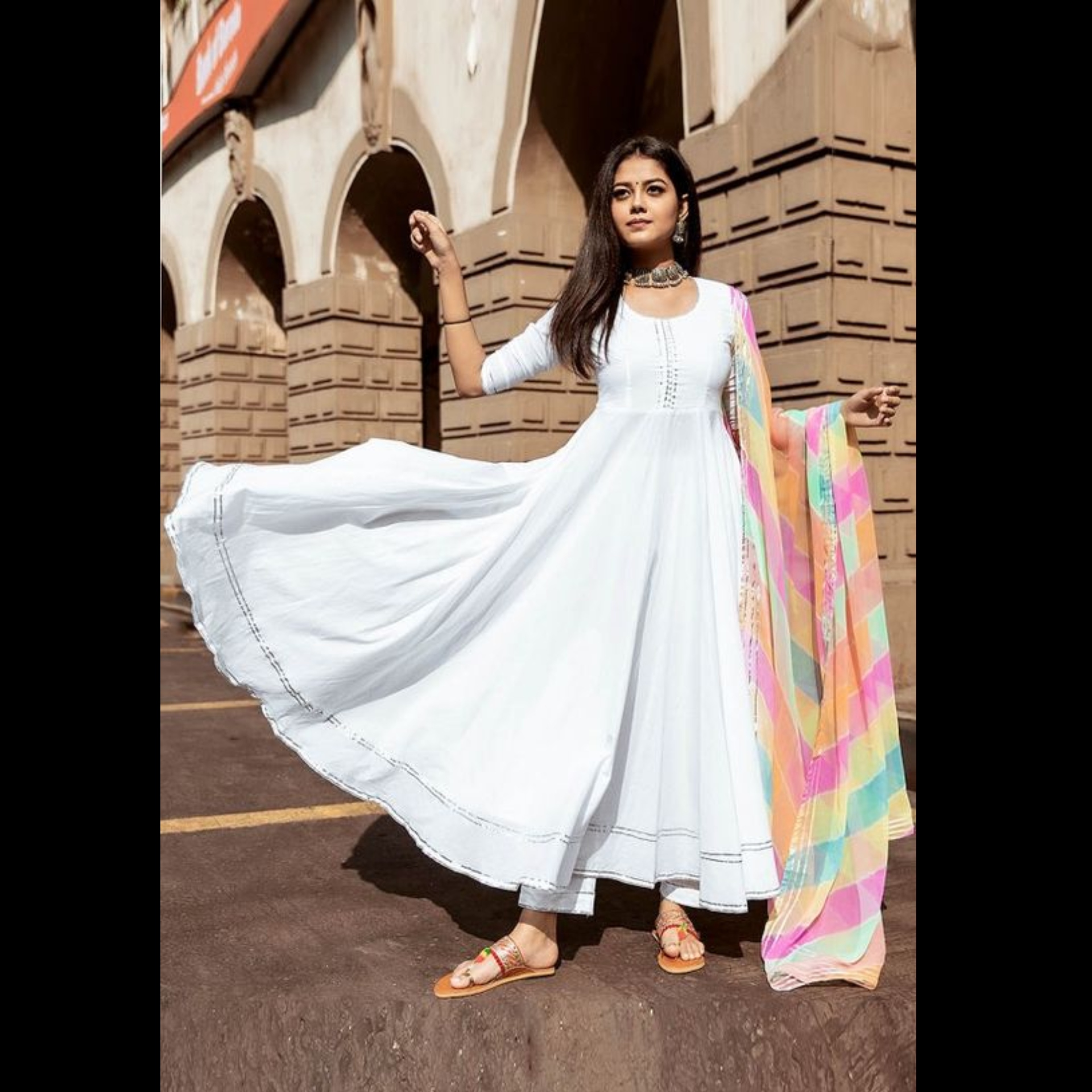 Anarkali and Palazzo