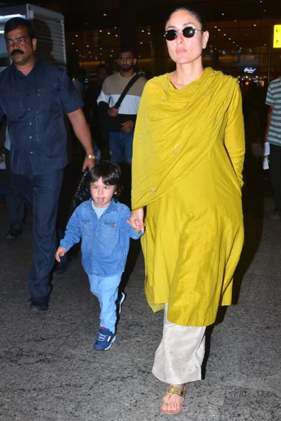 Kareena in A-line Kurta Suit