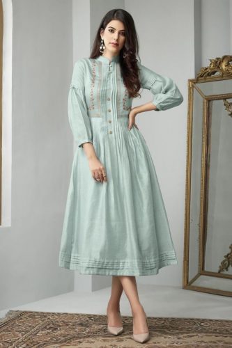 frock style kurti designs