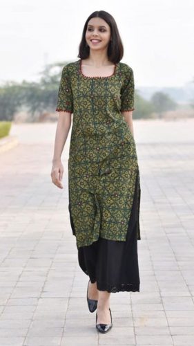 printed kurti design
