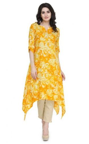 trail cut kurti design