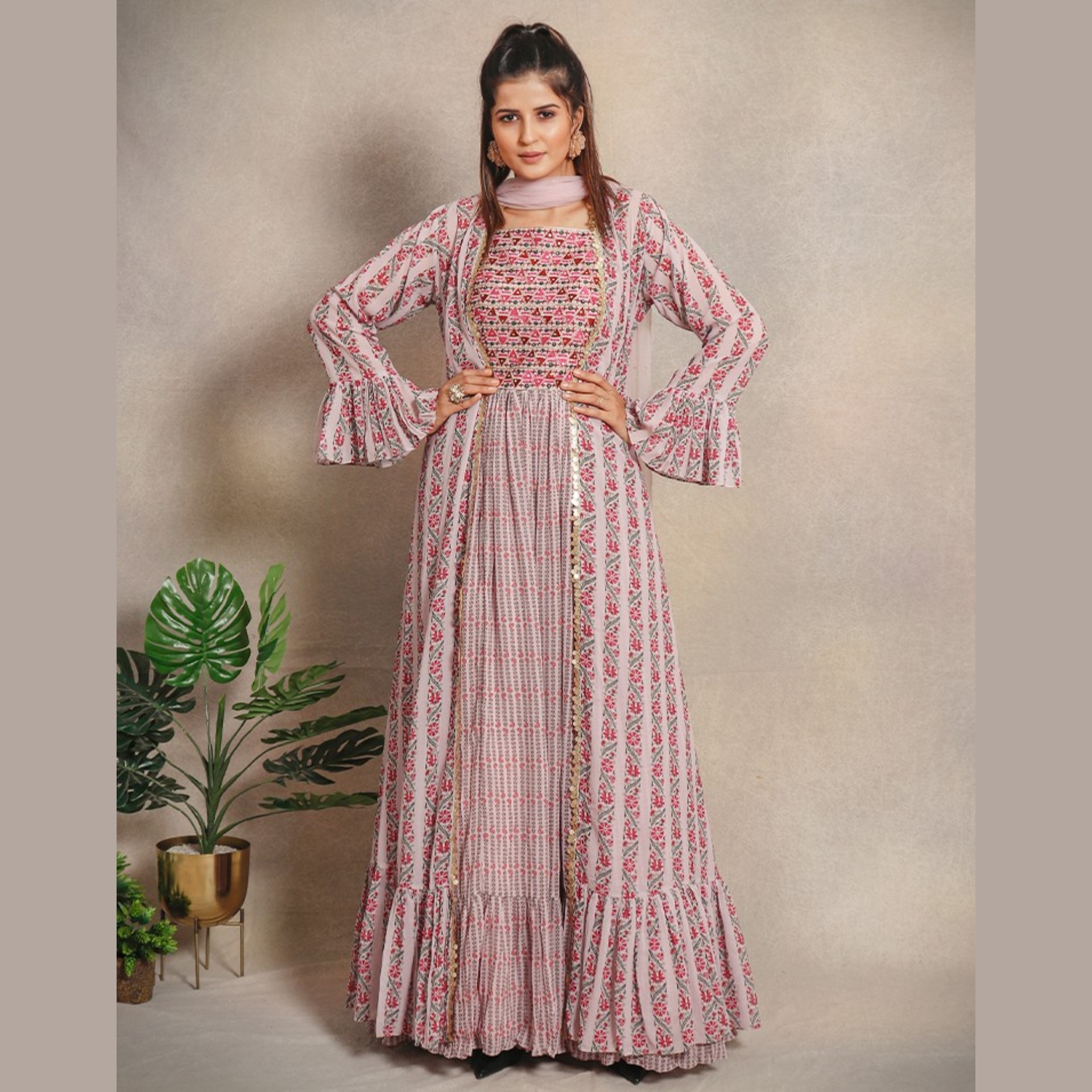 jacket style salwar suit